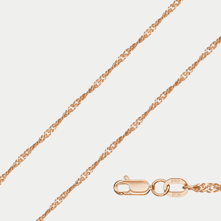 

Цепочка из золота 55 см GOLD CENTER НЦ 12-028ПГ 0.40, НЦ 12-028ПГ 0.40