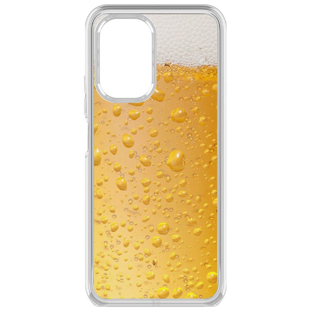 

Чехол-накладка Krutoff Clear Case Пенное для Poco F3, Прозрачный