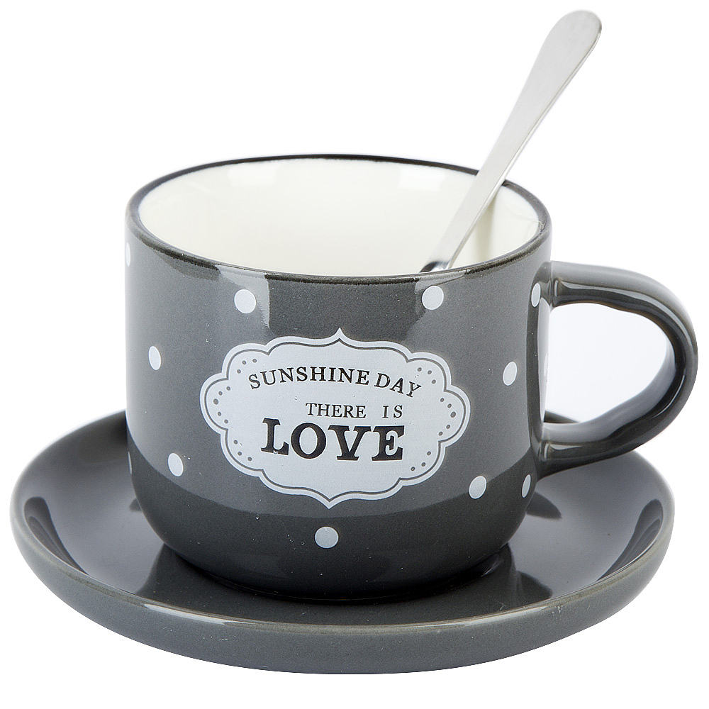 

Чайная пара с ложкой Sunshine day Nouvelle 180 мл 1760185-4