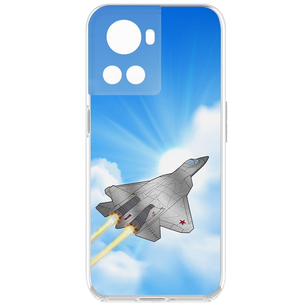 

Чехол-накладка Krutoff Clear Case СУ-57 для OnePlus 10R, Прозрачный