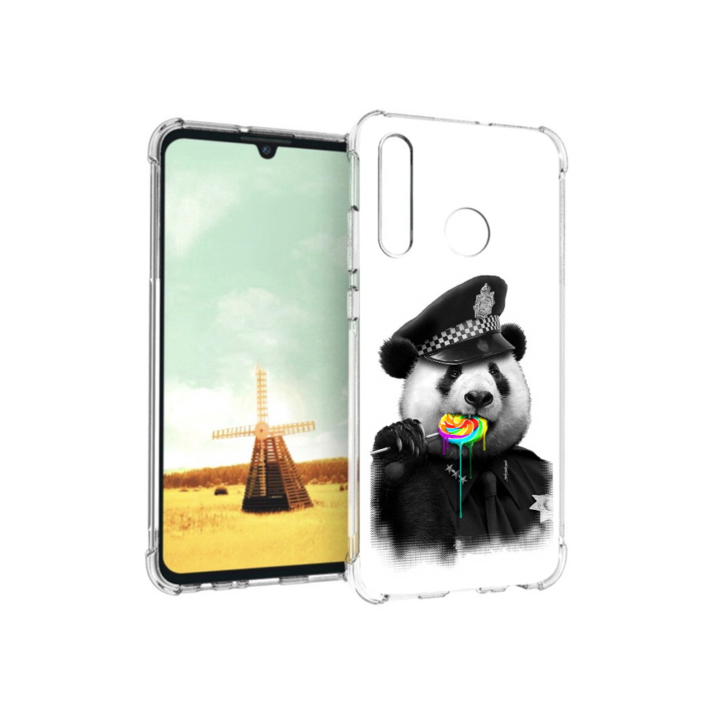 

Чехол MyPads Tocco для Huawei P Smart+ Панда полиция, Прозрачный, Tocco