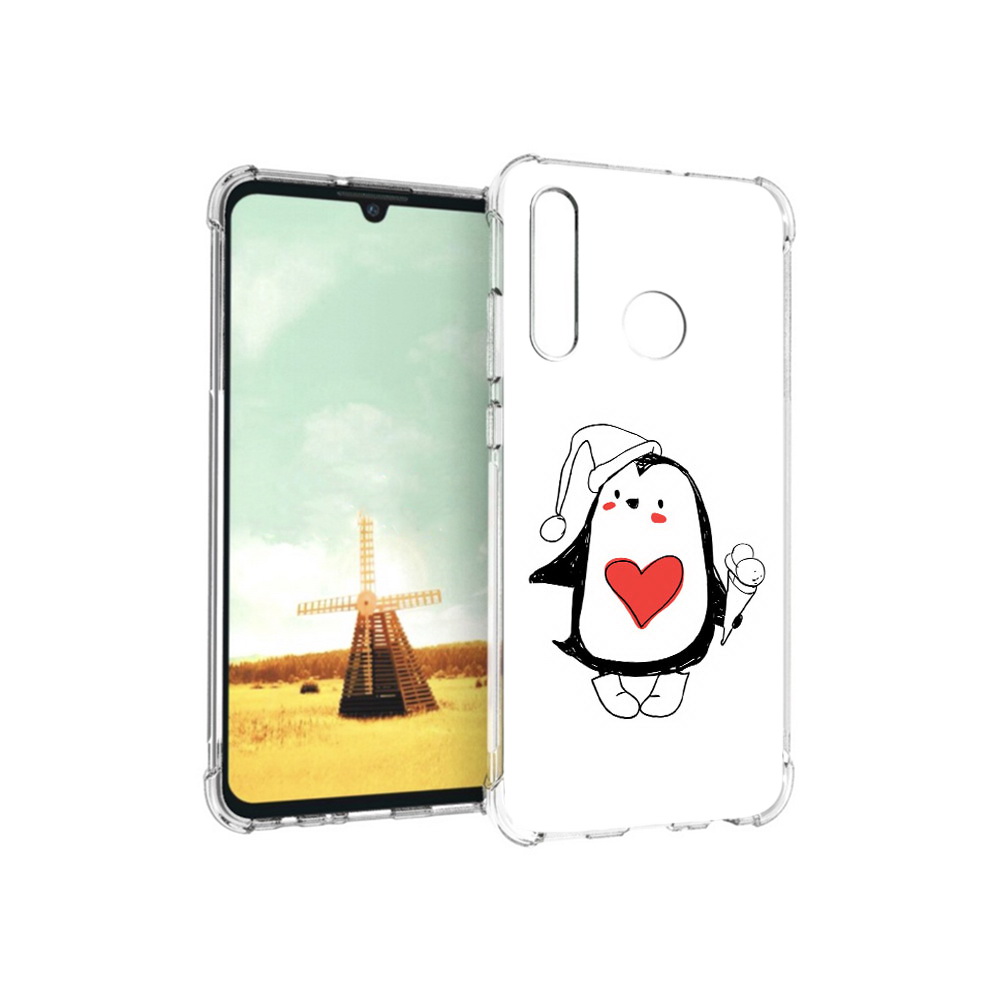 

Чехол MyPads Tocco для Huawei P Smart+ Пингвин с мороженым, Прозрачный, Tocco