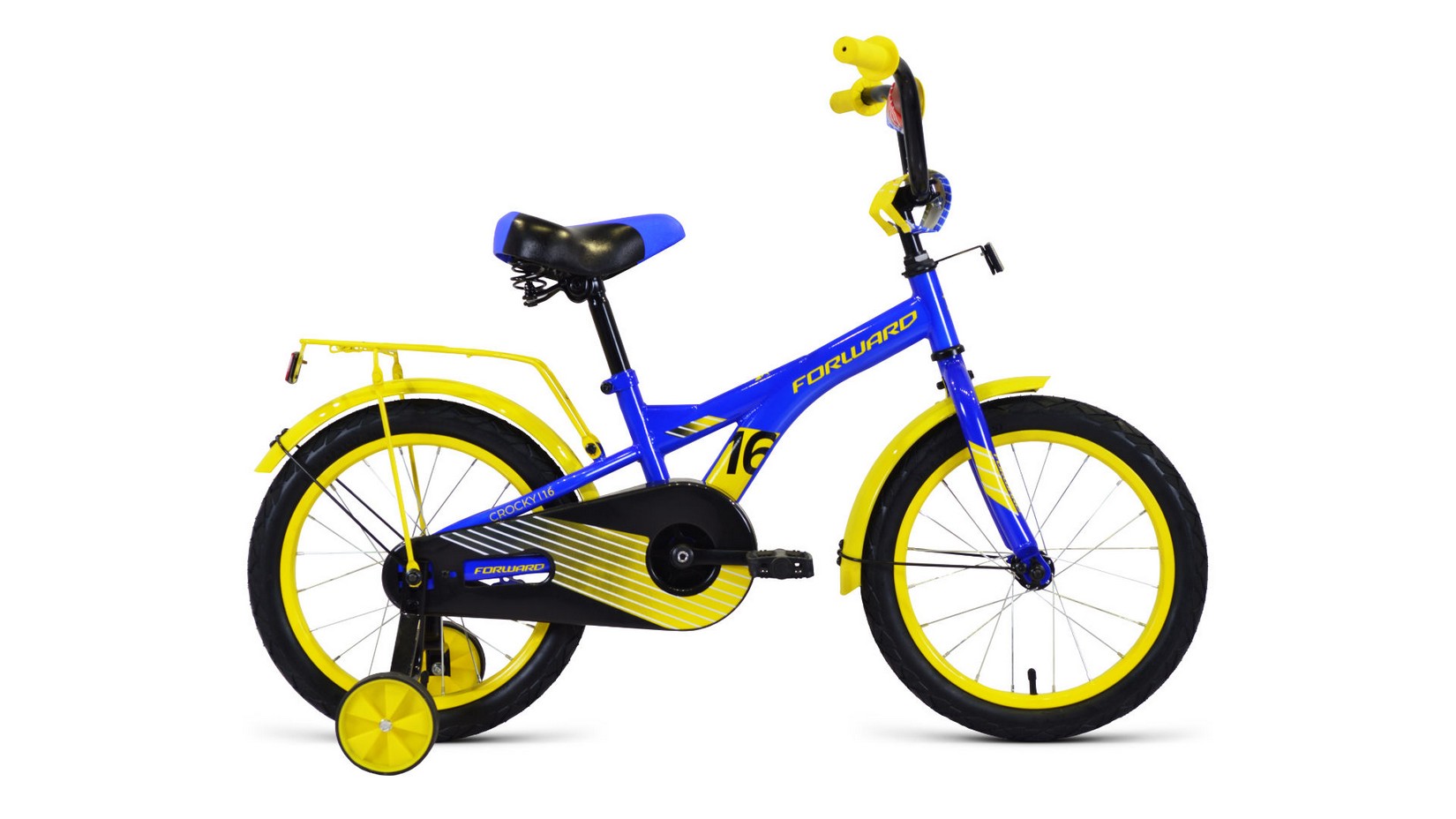 фото Велосипед 16" forward crocky синий/желтый 1bkw1k1c1029