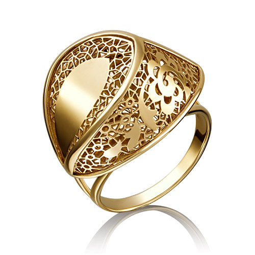

Кольцо из желтого золота р. 17 PLATINA jewelry 01-4798-00-000-1130-48, 01-4798-00-000-1130-48