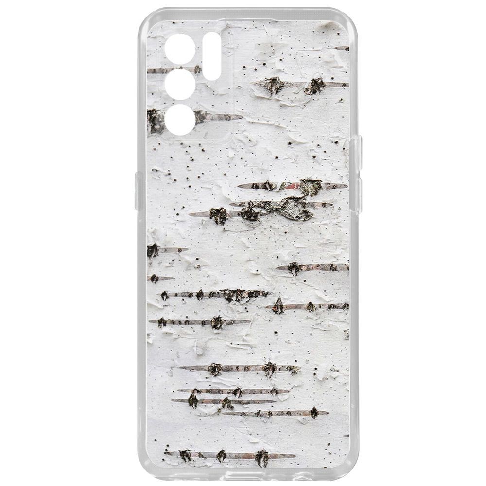 

Чехол-накладка Krutoff Clear Case Березка для Oppo Reno6, Прозрачный