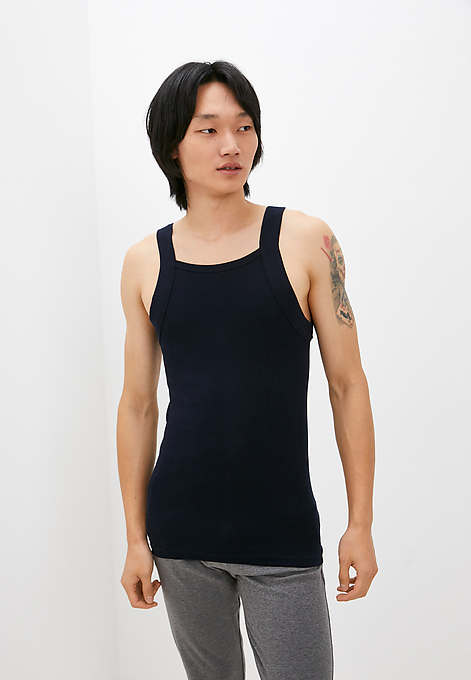 

Майка мужская Oztas OZ1029 синяя 2XL, Синий, OZ1029
