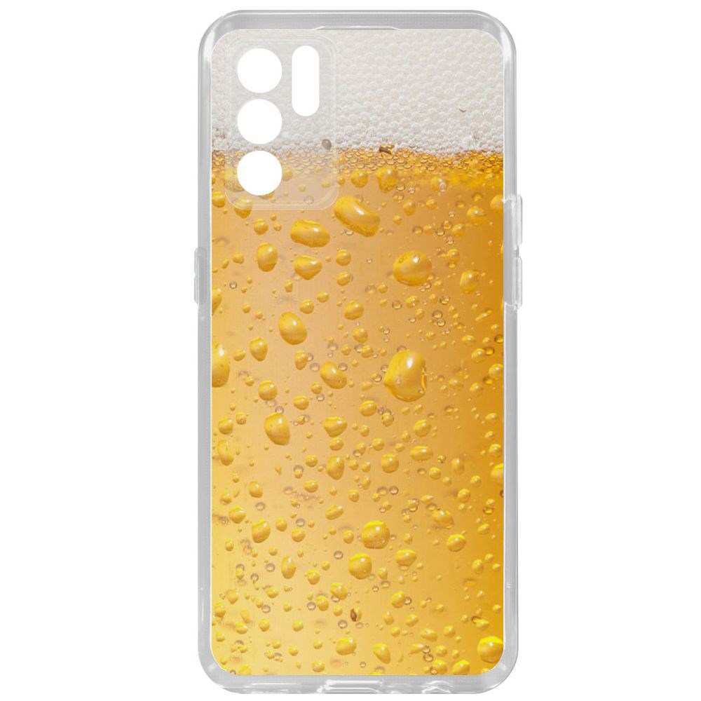 

Чехол-накладка Krutoff Clear Case Пенное для Oppo Reno6, Прозрачный