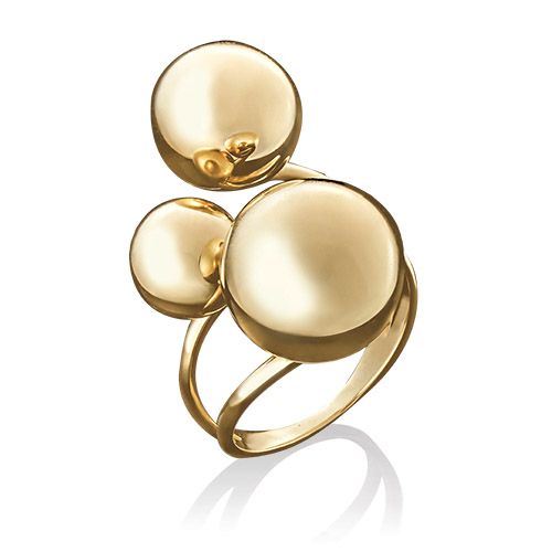 

Кольцо из желтого золота р. 16,5 PLATINA jewelry 01-4836-00-000-1130-01, 01-4836-00-000-1130-01
