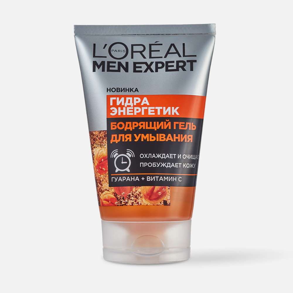 

Гель для умывания L’Oreal Paris Men Expert, мужской, гидра энергетик, бодрящий, 100 мл