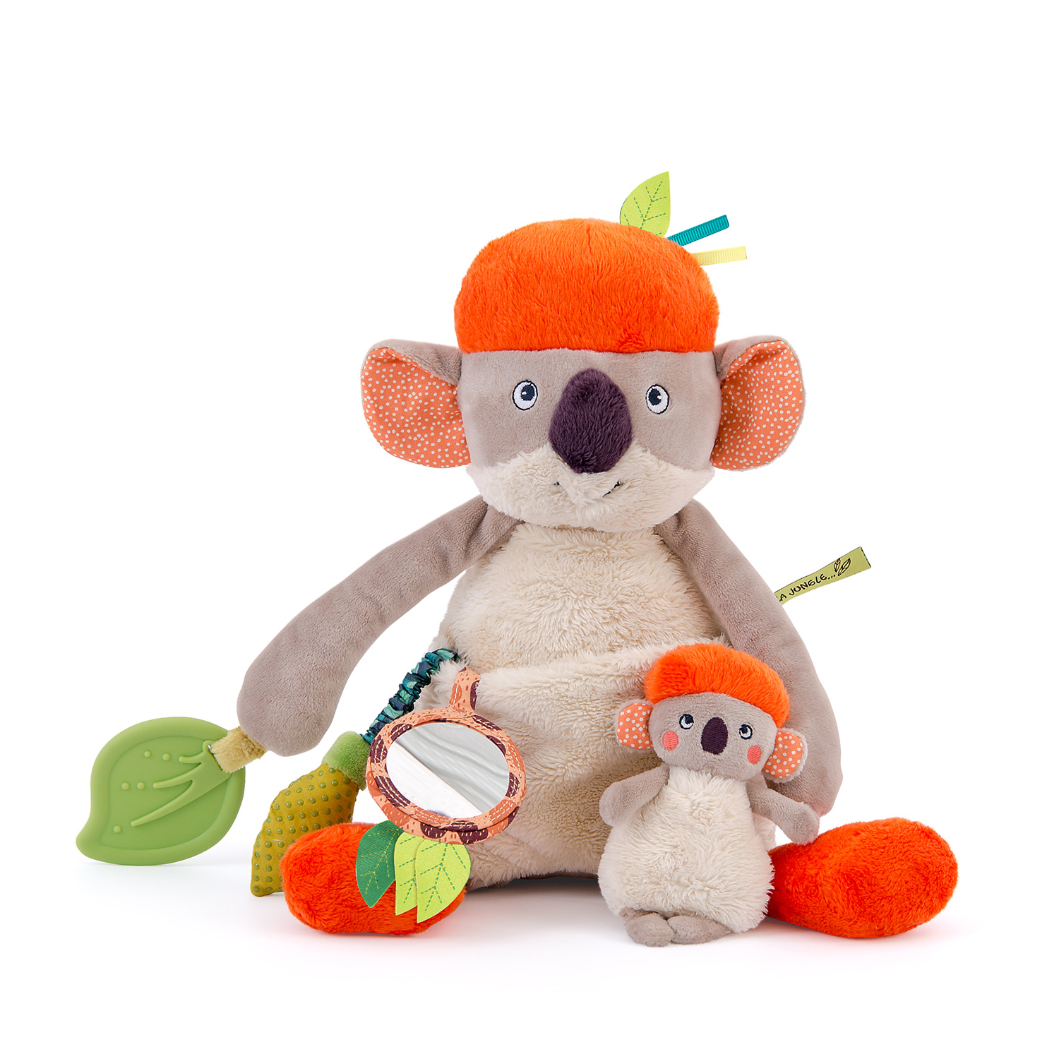 Мягкая игрушка-активити Moulin Roty «Коала» игрушка погремушка в форме пинетки doudou et compagnie коала