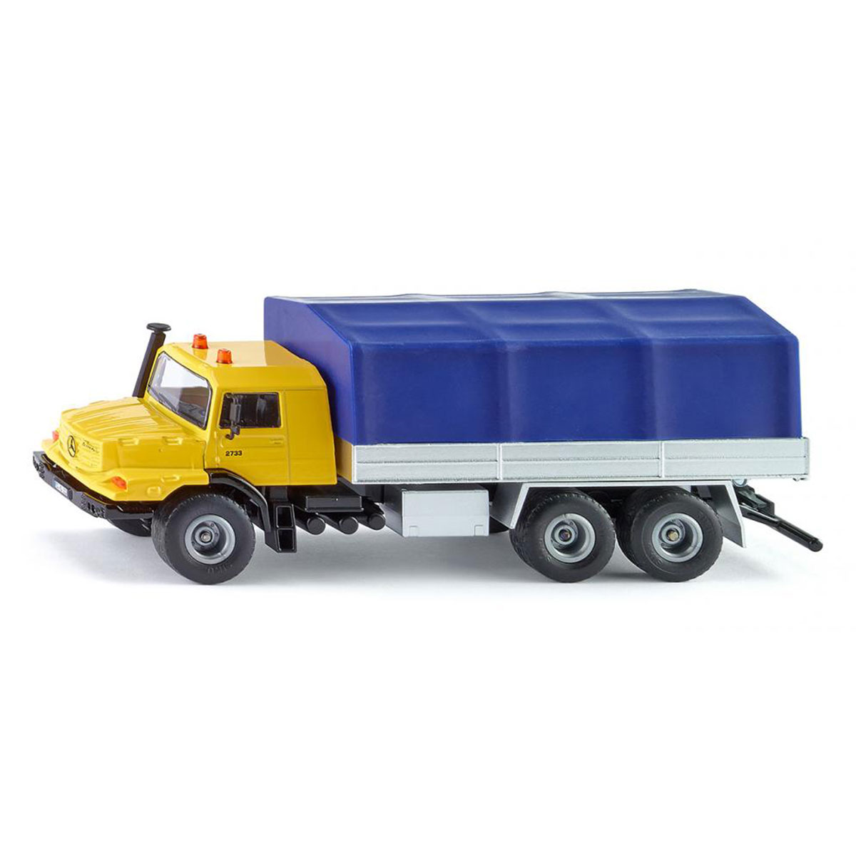 

Модель грузовика Mercedes-Benz Zetros с кузовом с брезентом, 1:50