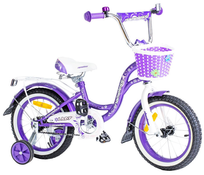 Велосипед 18 NAMELESS LADY фиолетовый/белый