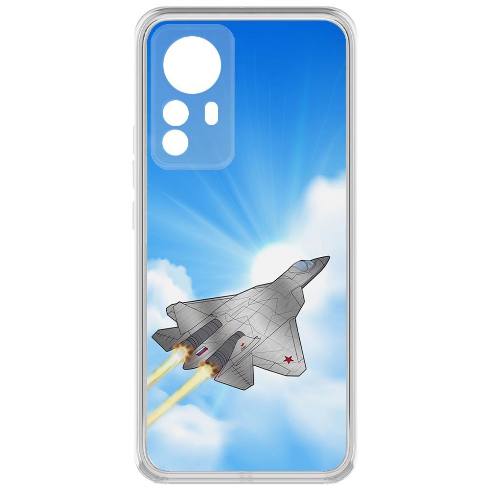 

Чехол-накладка Krutoff Clear Case СУ-57 для Xiaomi 12 Pro, Прозрачный