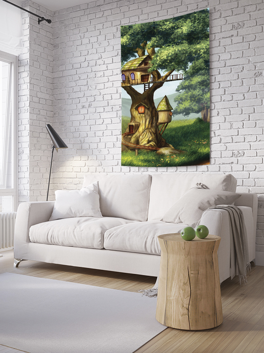 

Вертикальное фотопанно на стену JoyArty Жилье на дереве 150x200 см, Жилье на дереве