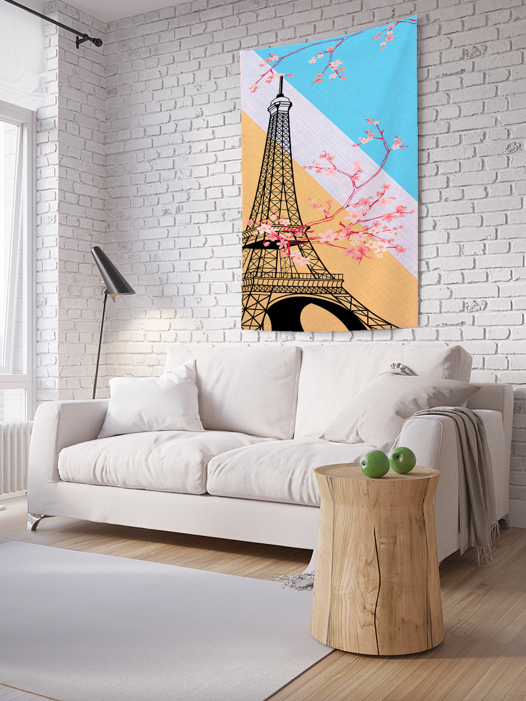 

Вертикальное фотопанно на стену JoyArty Парижская ветка 150x200 см, Парижская ветка