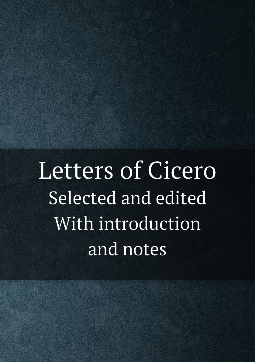 

Letters of Cicero