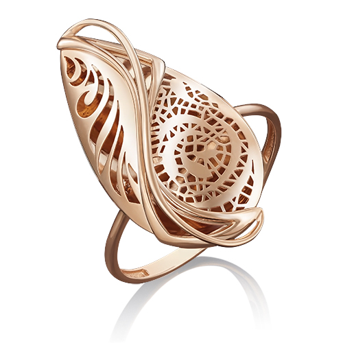 

Кольцо из красного золота р. 17,5 PLATINA jewelry 01-4923-00-000-1110-65, 01-4923-00-000-1110-65