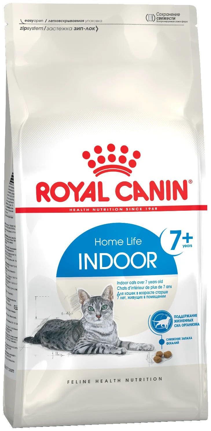 

Сухой корм для кошек ROYAL CANIN INDOOR 7+ для пожилых, старше 7 лет, 4шт по 3,5кг