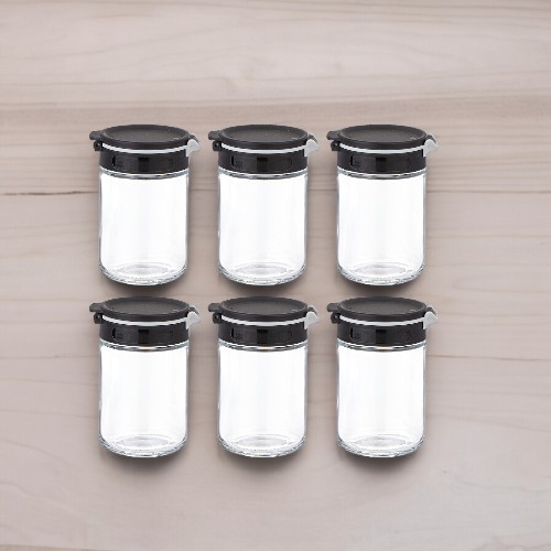 

Набор для специй 6 шт Agness, стекло, 200 мл, Прозрачный