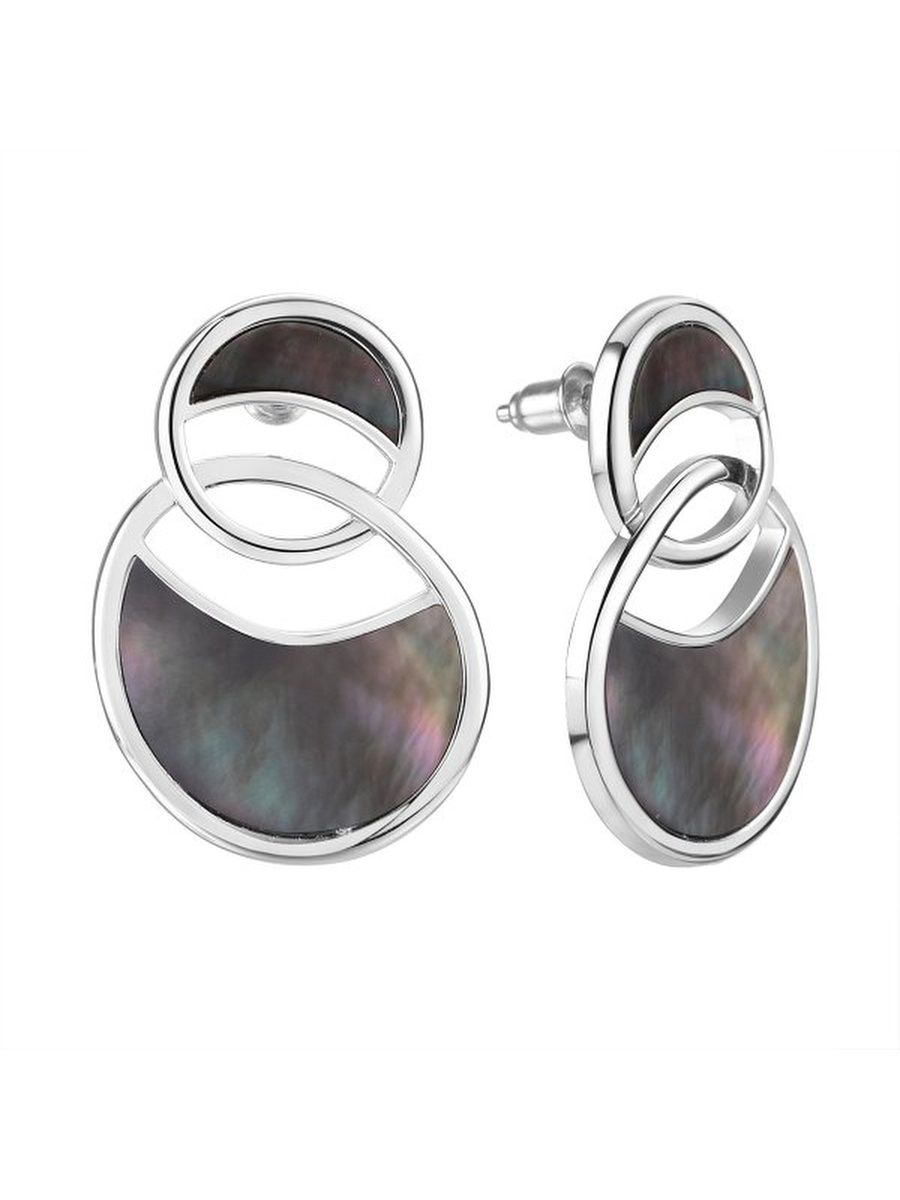 

Серьги из серебра TEO MAORI 8PI-E03263-X-W-PNB-X-X, перламутр, 8PI-E03263-X-W-PNB-X-X