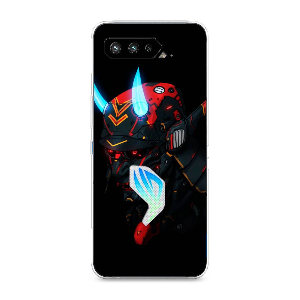 фото Чехол awog "неоновый самурай" для asus rog phone 5s