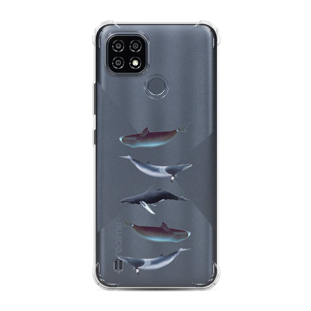 

Чехол Awog на Realme C21Y/C25Y "Киты арт 2", Разноцветный, 256851-1