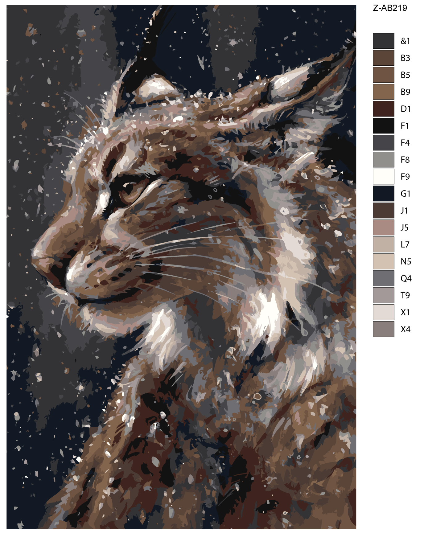 

Картина по номерам, Живопись по номерам, 80 x 120, Z-AB219, Z-AB219