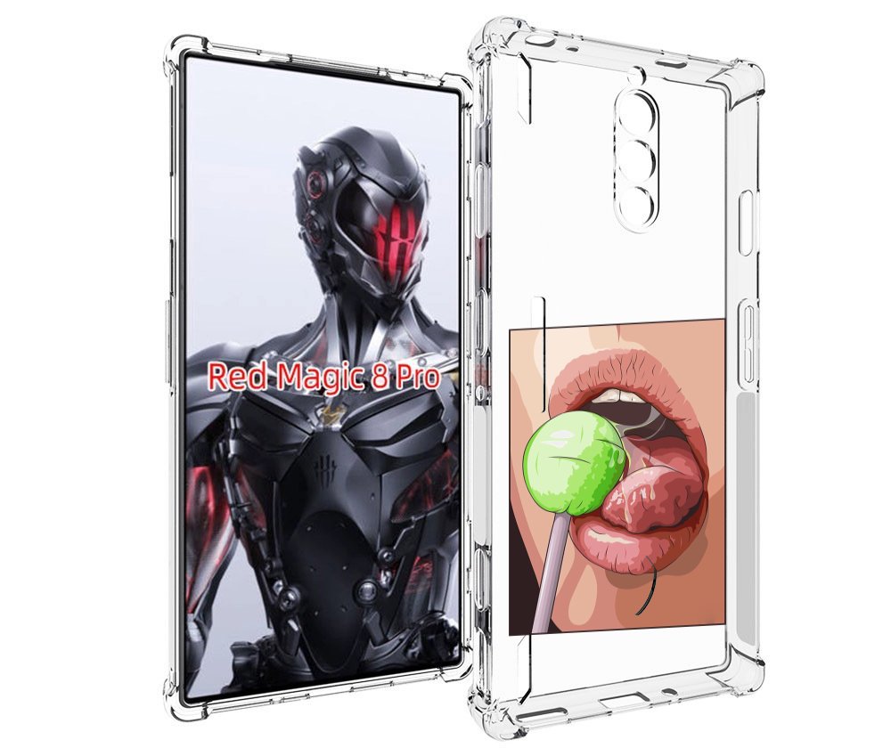 

Чехол MyPads зеленый-чупа-чупс женский для ZTE Nubia Red Magic 8 Pro / Red Magic 8 Pro ..., Tocco