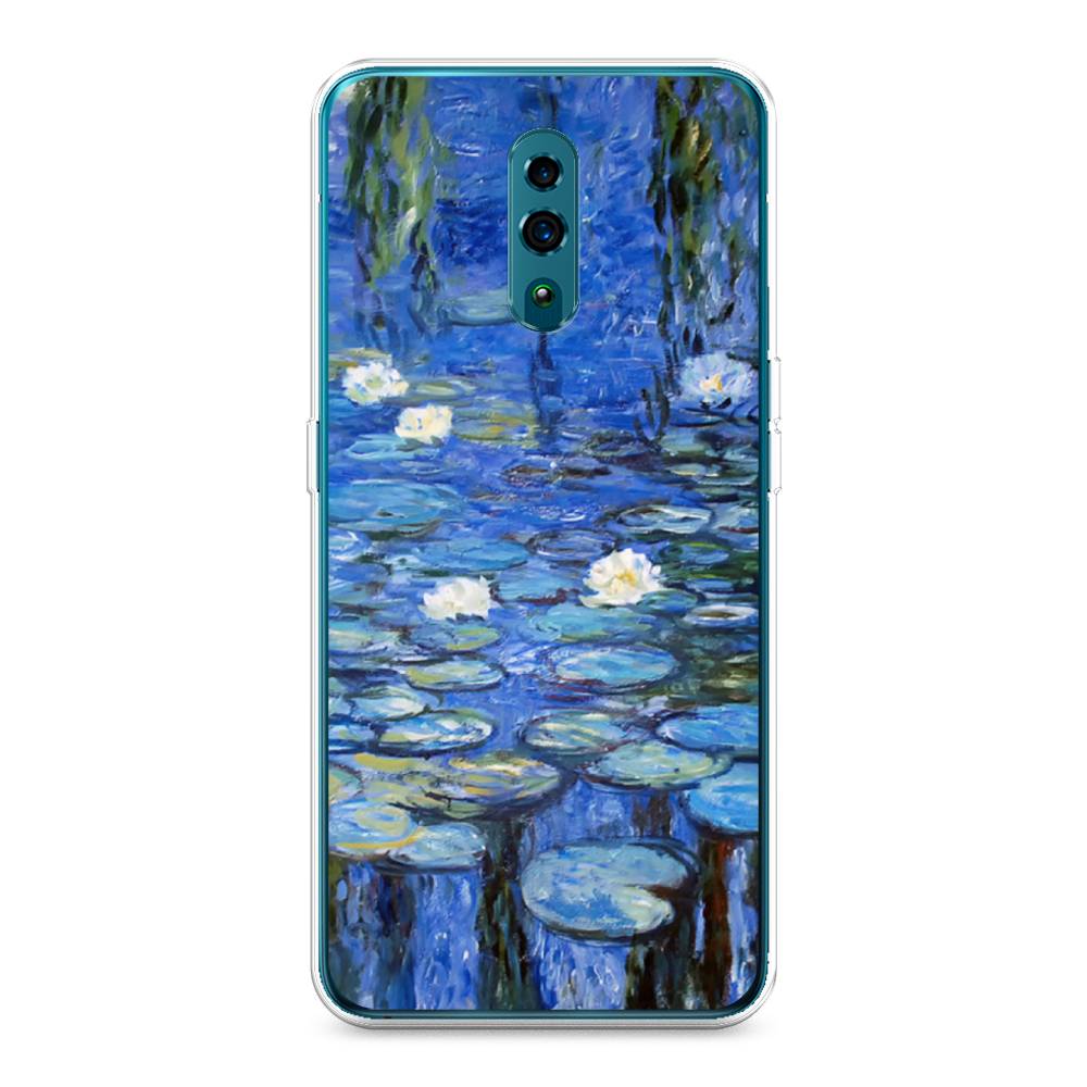 

Чехол для Oppo Reno "Нарисованный пруд", Синий;зеленый, 250750-4