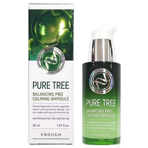 Купить Сыворотка для лица Enough с чайным деревом Pure Tree Balancing Pro Calming Ampoule 30 мл.