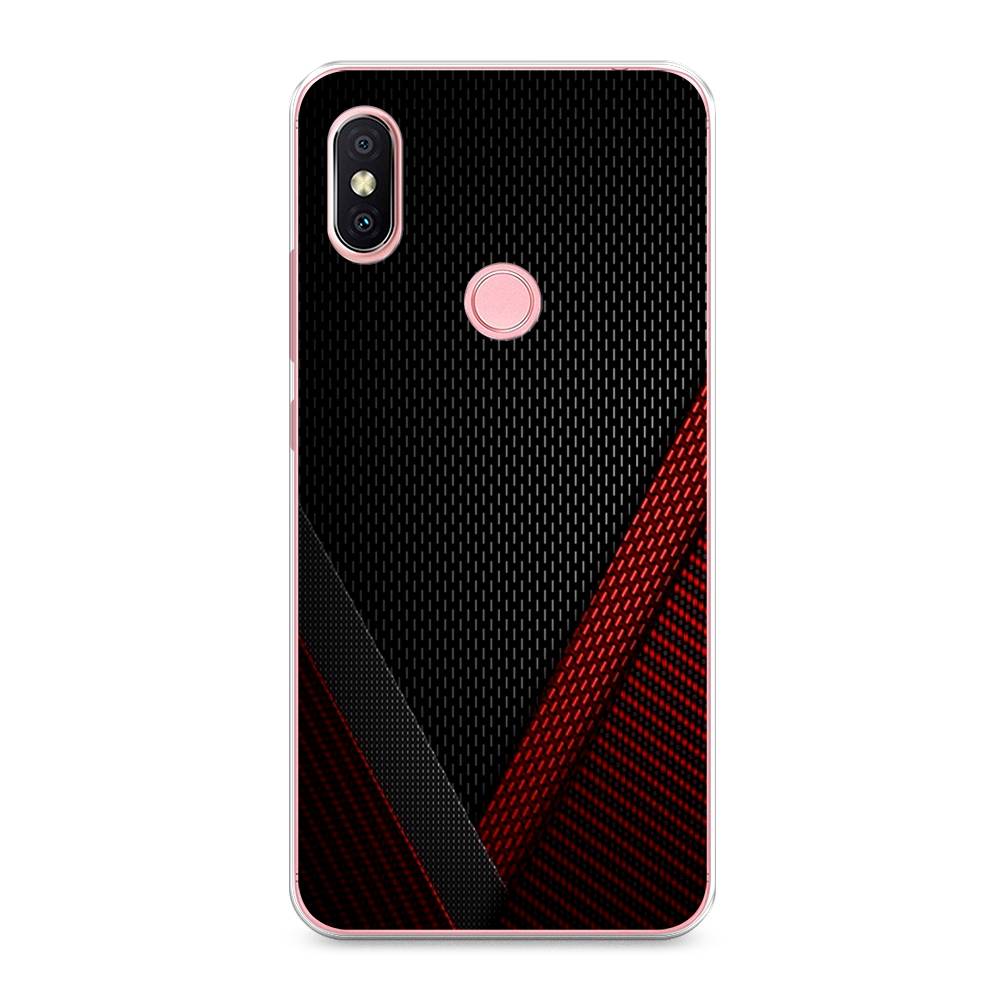 

Чехол Awog на Xiaomi Redmi S2 (Redmi Y2) "Красный карбон", Разноцветный, 33650-3
