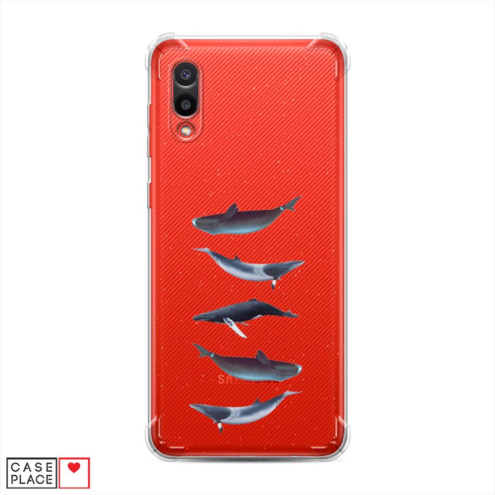 

Чехол Awog на Samsung Galaxy A02 / Самсунг A02 "Киты арт 2", Разноцветный, 2102551-1