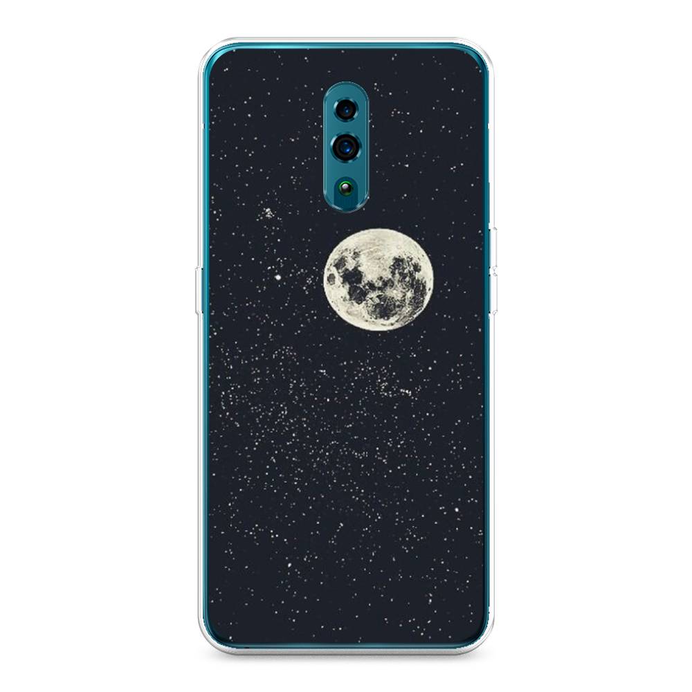 

Чехол для Oppo Reno "Полнолуние", Красный, 250750-2