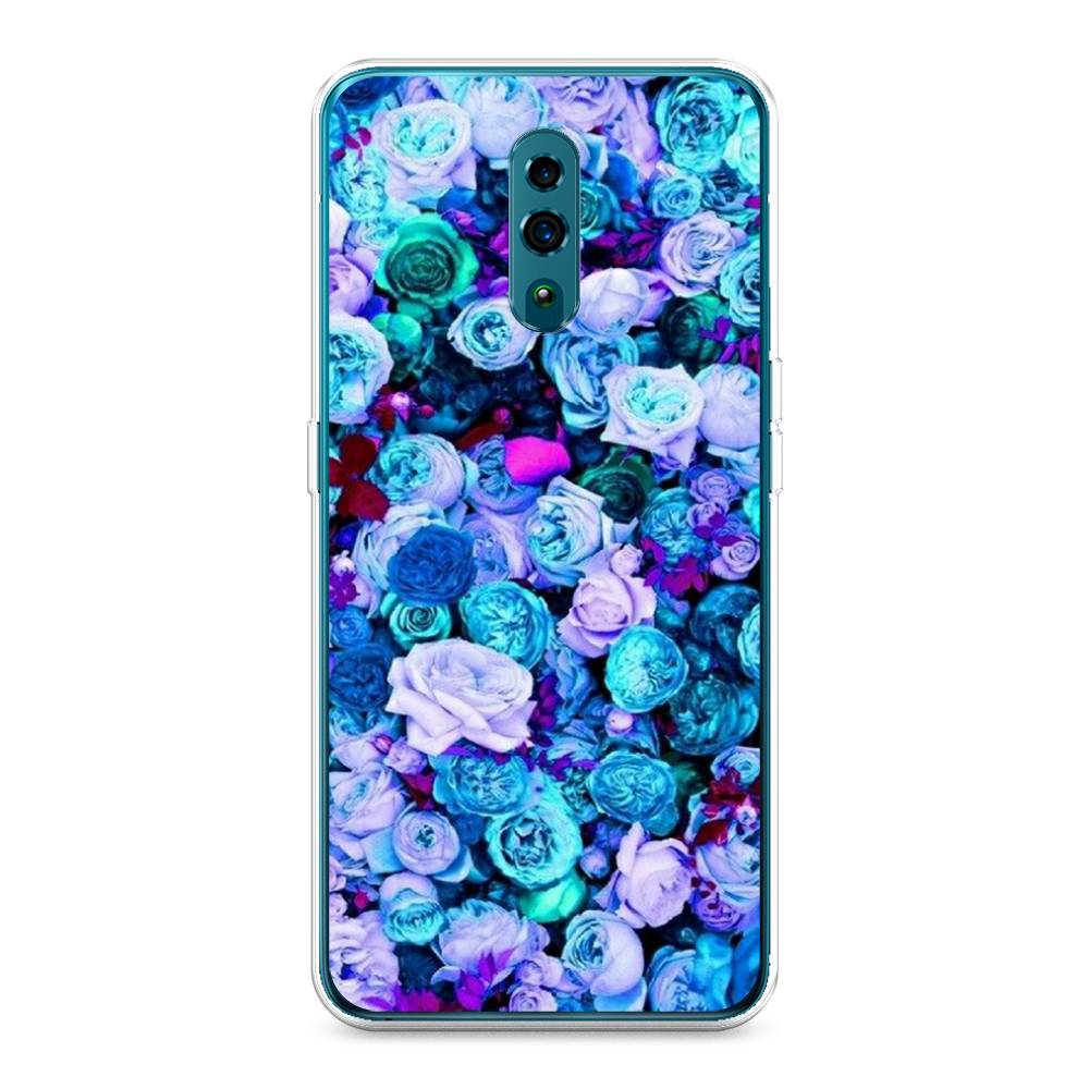 

Чехол для Oppo Reno "Цветочный ковер", Фиолетовый, 250750-2