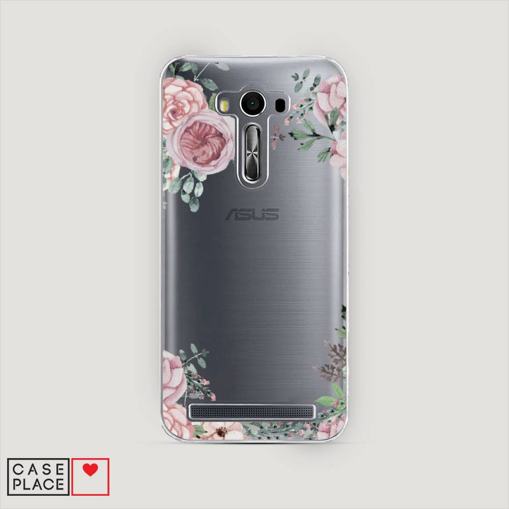 

Чехол Awog на Asus Zenfone 2 Laser ZE500KL "Нежные розы акварель", Прозрачный;розовый;зеленый, 40150-8