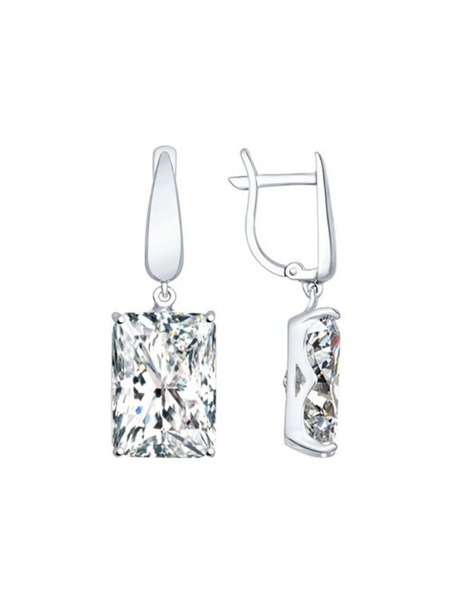 

Серьги из серебра TEO MAORI 894022279, фианит, 894022279