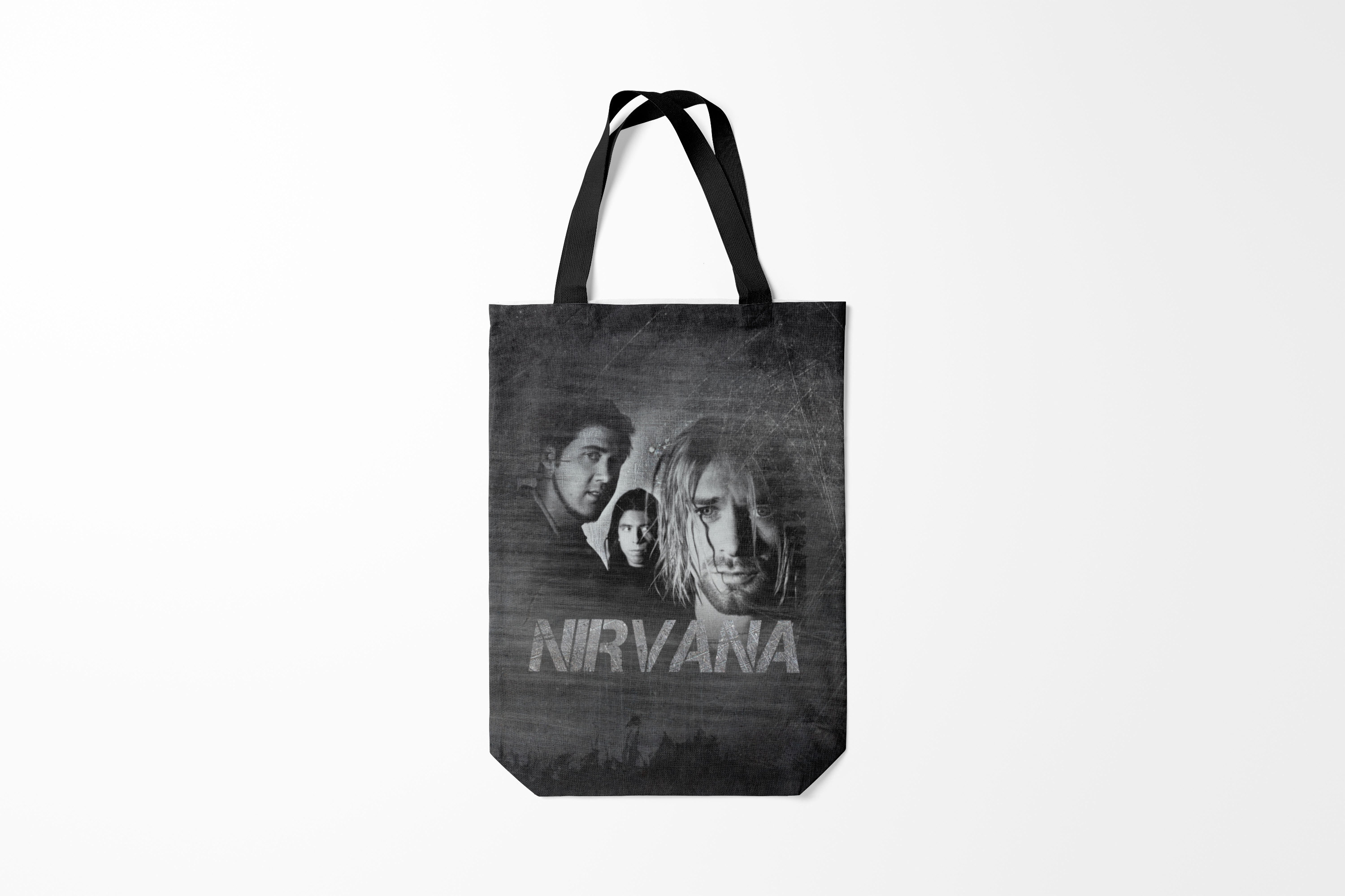 

Сумка шoппер унисекс Burnettie Nirvana Нирвана, серый, Nirvana Нирвана