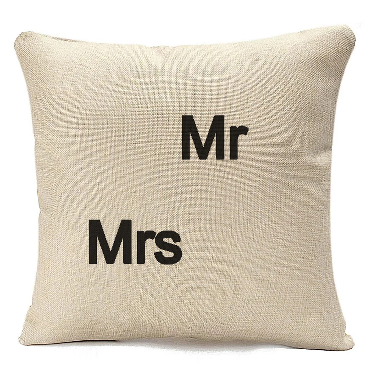 фото Подушка бежевая coolpodarok mr. mrs
