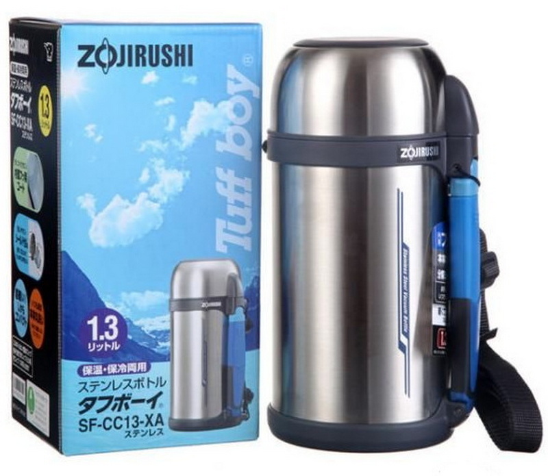 Термос Zojirushi Tuff Boy 1,3 л серебристый