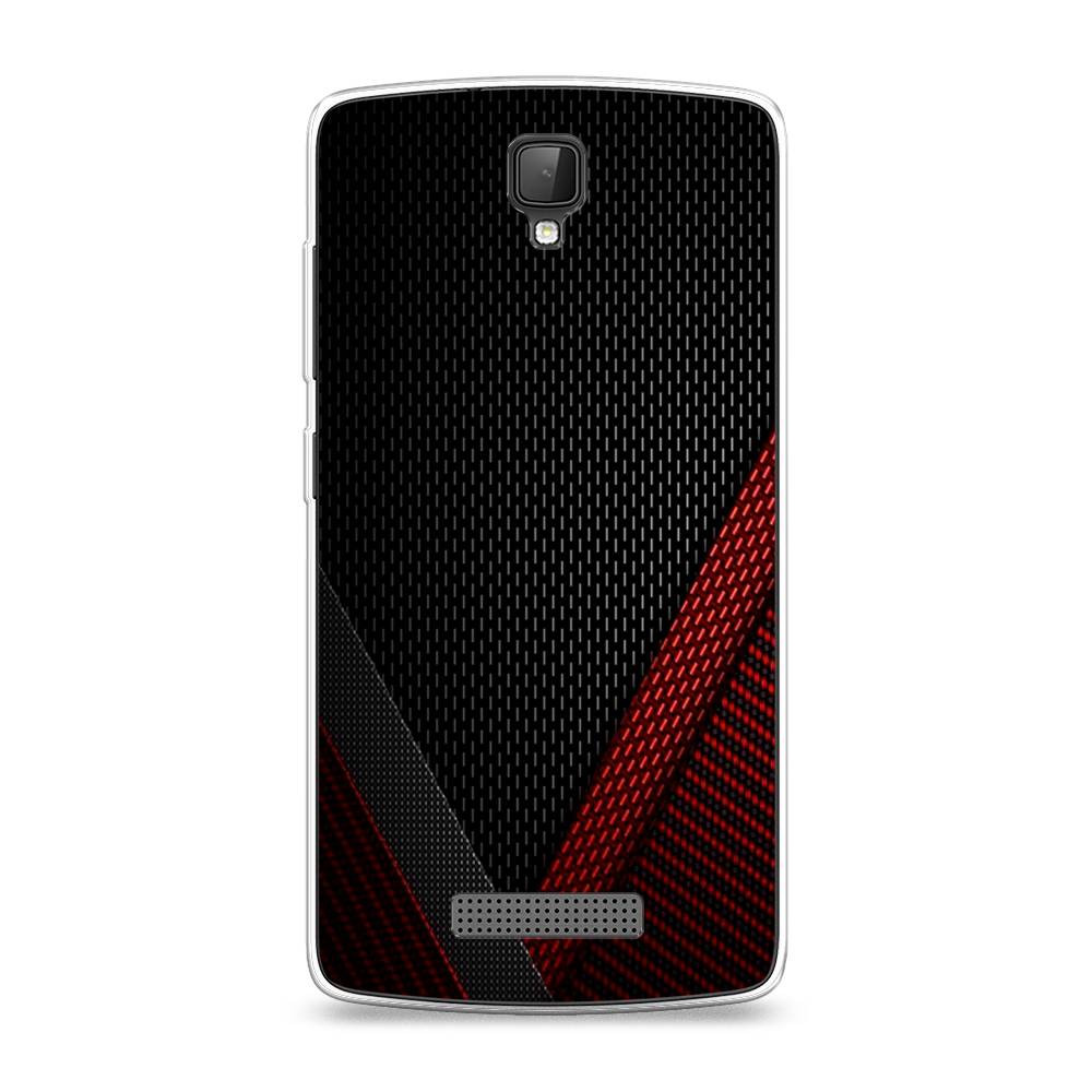 

Чехол Awog на ZTE Blade L5 (L5 Plus) / ЗТЕ Блэйд L5 (L5 Plus) "Красный карбон", 130350-3