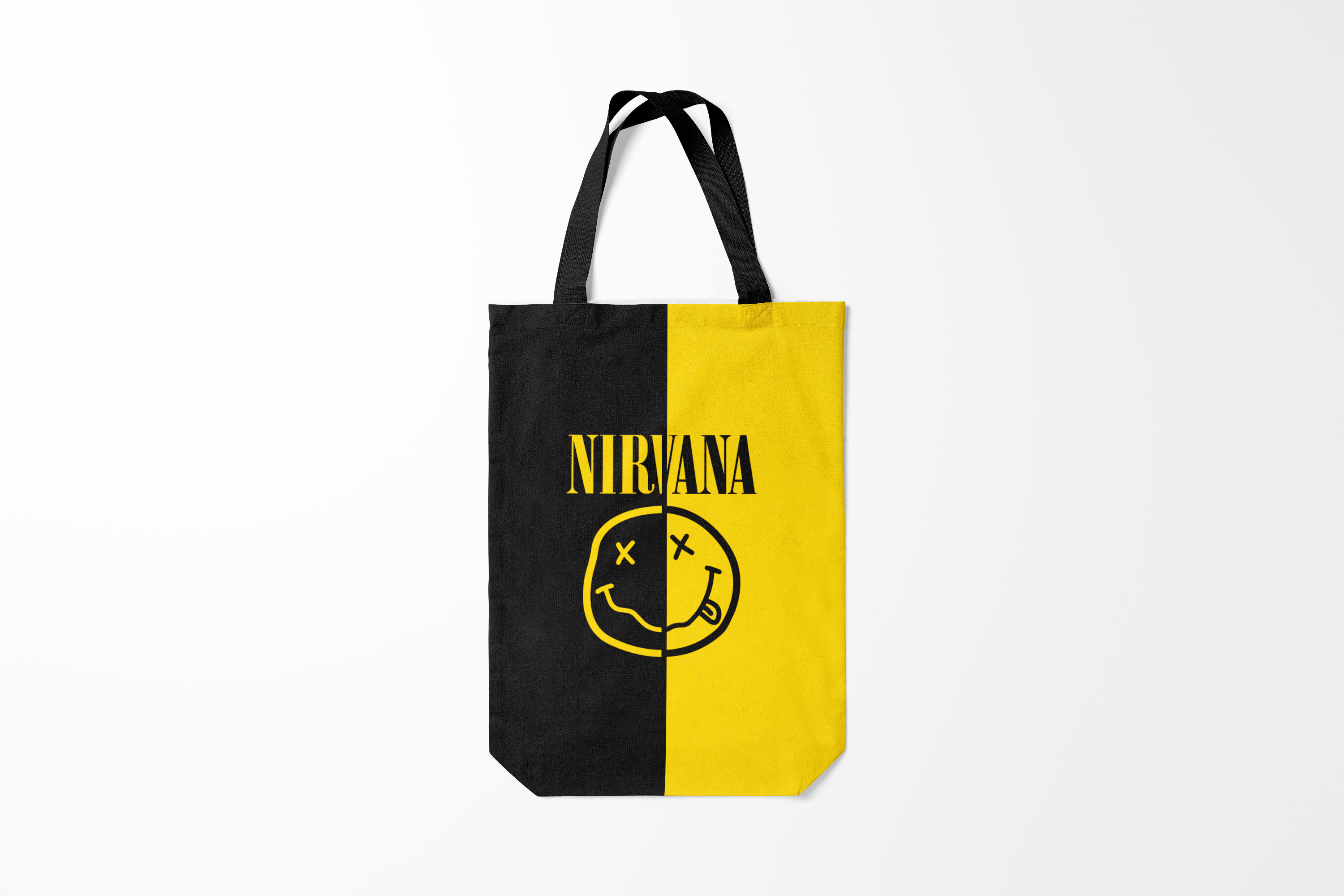 

Сумка шoппер унисекс Burnettie Nirvana, желтый; черный, Nirvana