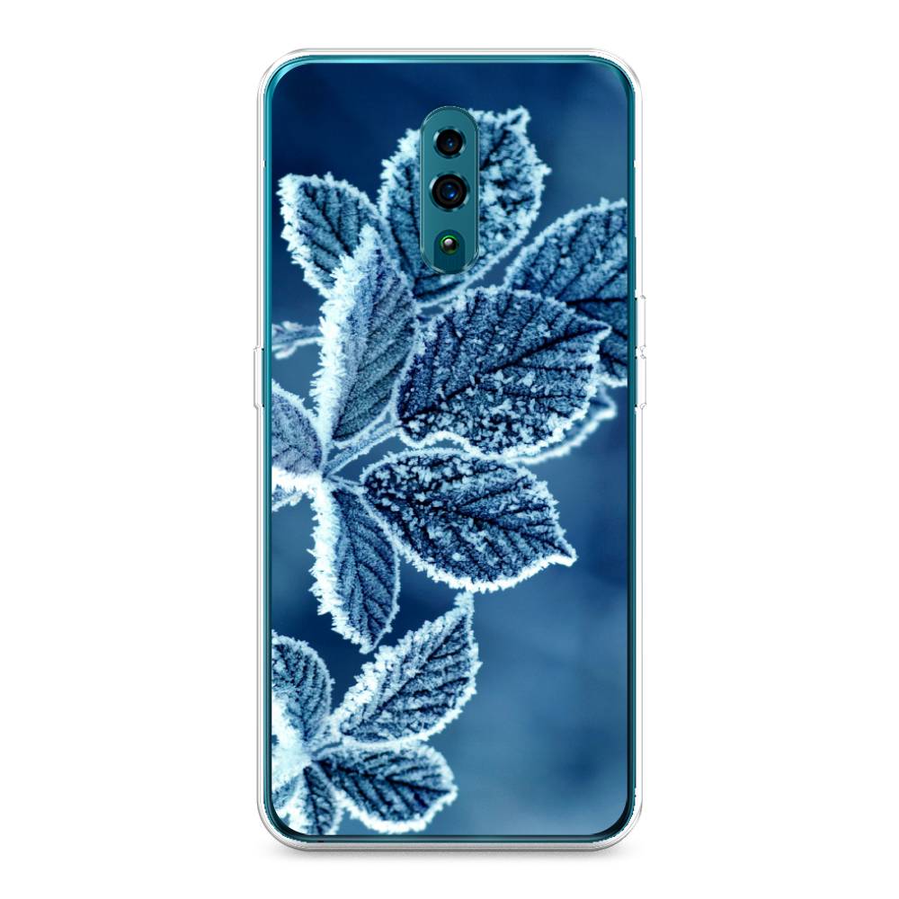 

Чехол для Oppo Reno "Зима 6", Голубой;белый, 250750-2