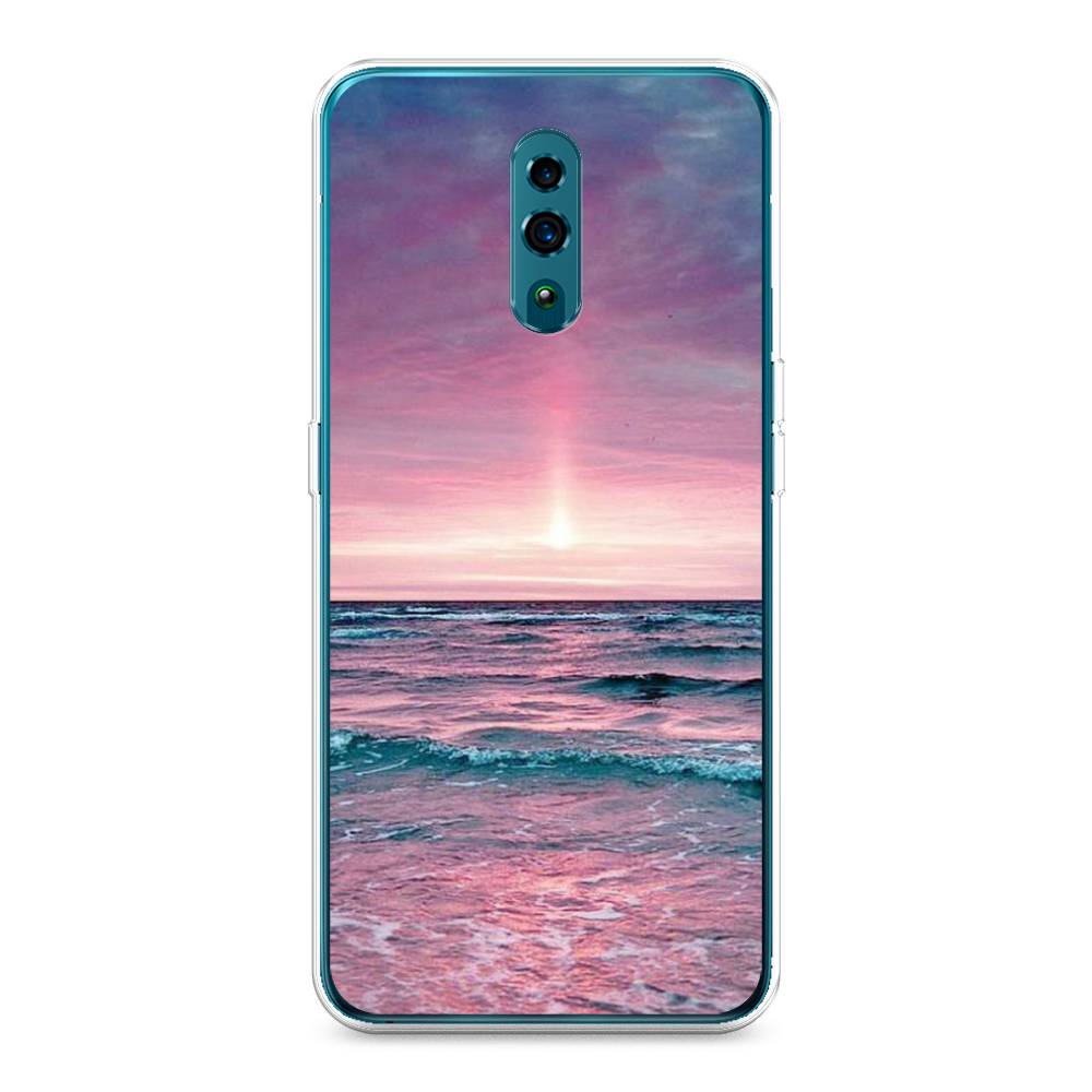 

Чехол для Oppo Reno "Восход 3", Розовый;голубой, 250750-2