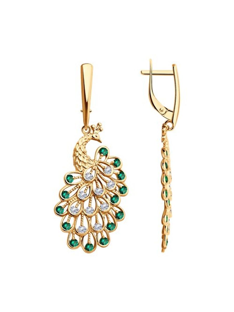 

Серьги из серебра TEO MAORI 893022399, фианит, 893022399