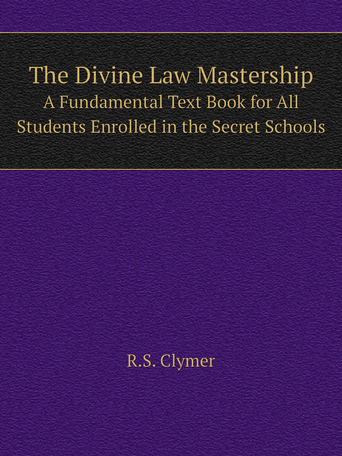 

The Divine Law Mastership