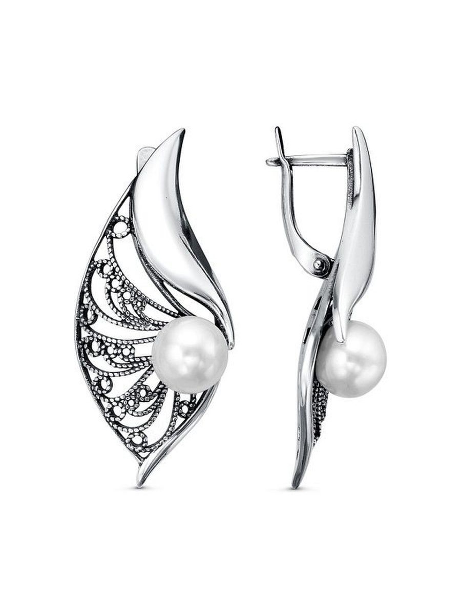 

Серьги из серебра TEO MAORI 833312926, жемчуг культивированный, 833312926