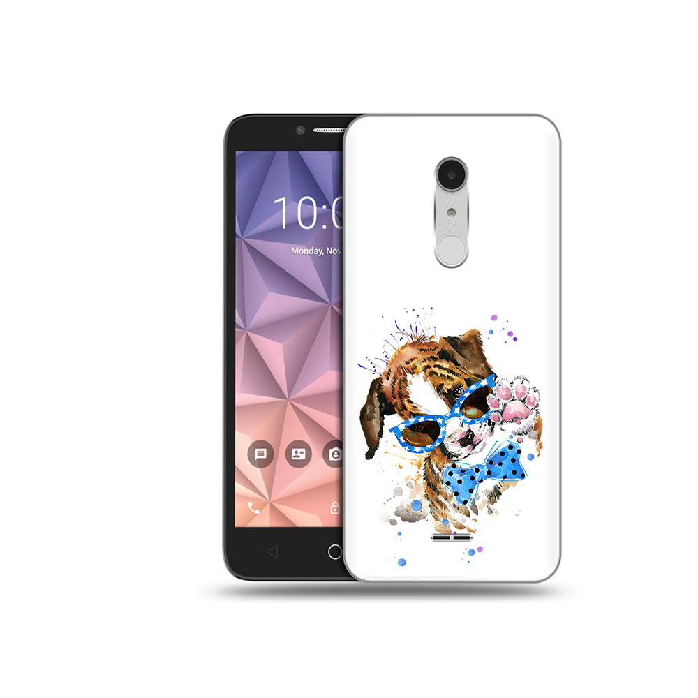 

Чехол MyPads Tocco для Alcatel A3 XL лапочка, Прозрачный, Tocco