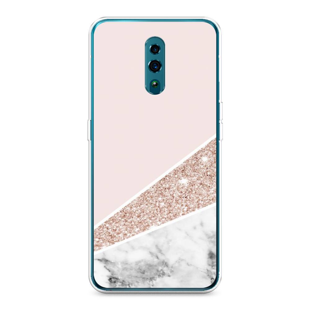 

Чехол для Oppo Reno "Блестящий розовый мрамор", 250750-3