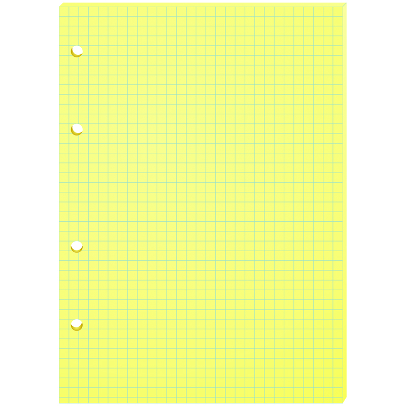 Сменный блок 80л. А5 желтый пленка т/у