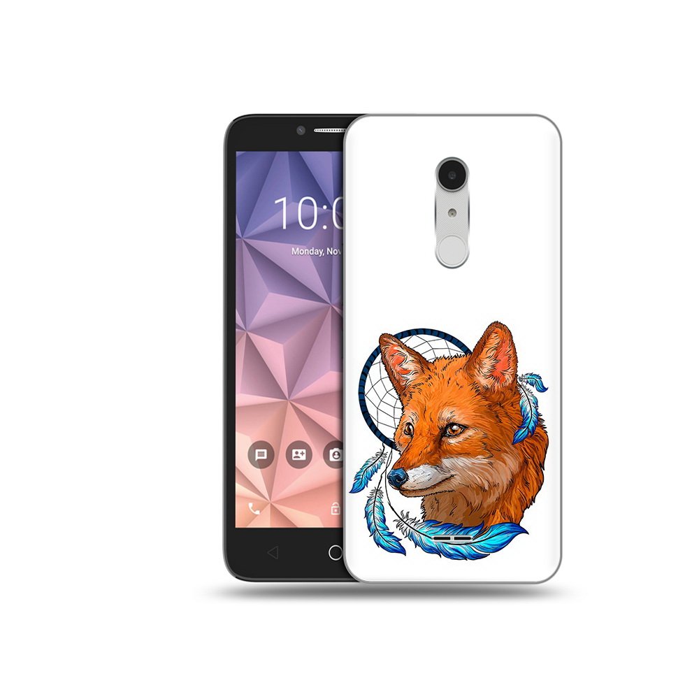 

Чехол MyPads Tocco для Alcatel A3 XL лиса и ловец снов, Прозрачный, Tocco